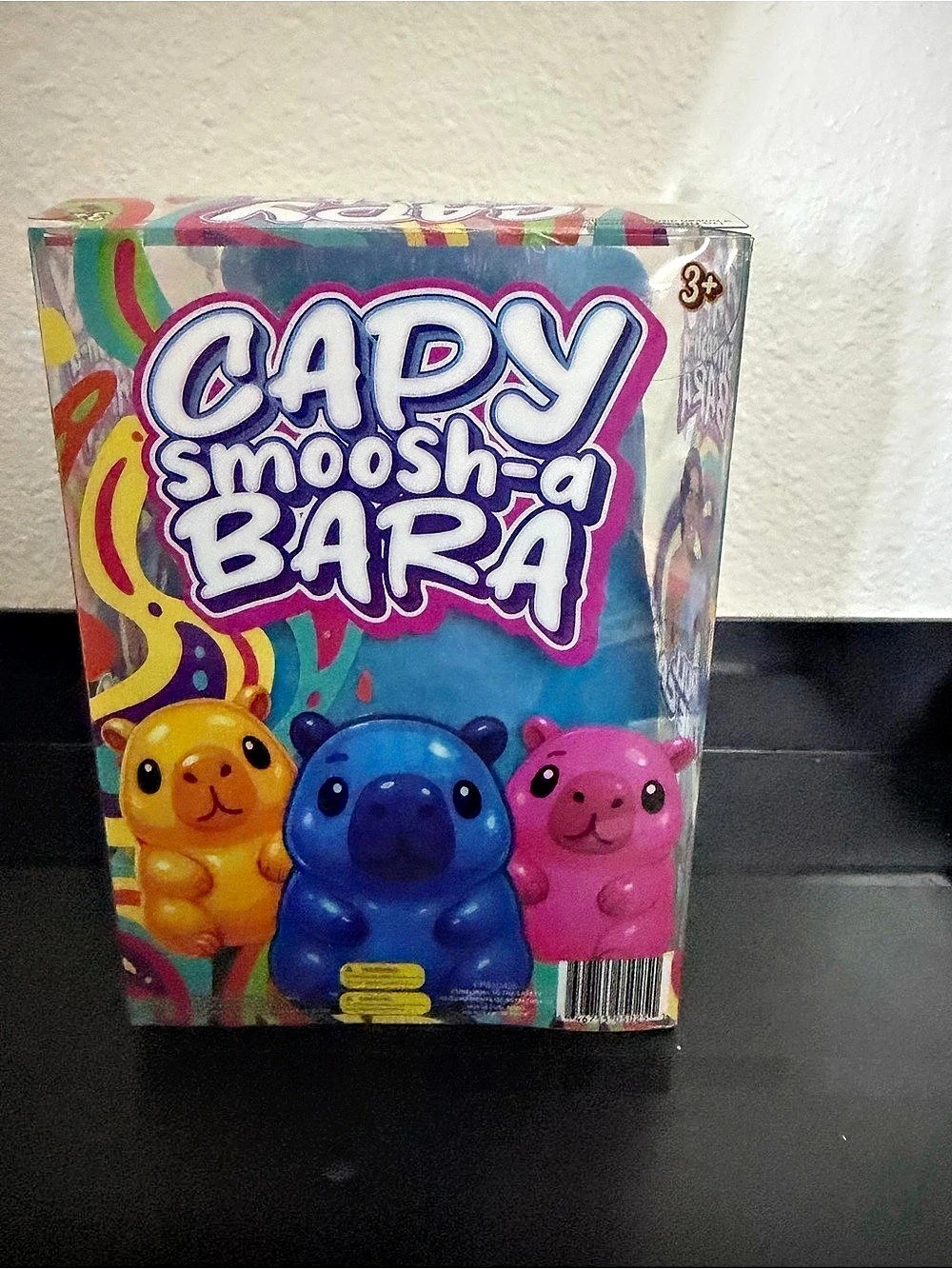 Five Below Capy Smoosh-a-Bara Jumbo XL Squishy Toy in Blue NWT